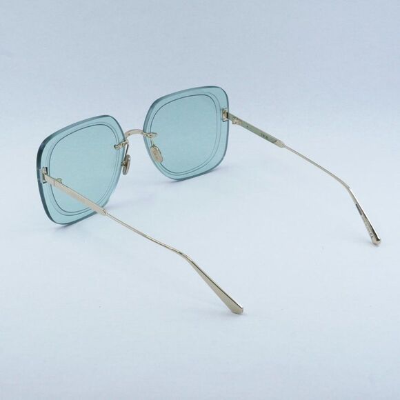 NEW DIOR ULTRADIOR SU B0O0 GOLD GREEN SUNGLASSES - Picture 12 of 13
